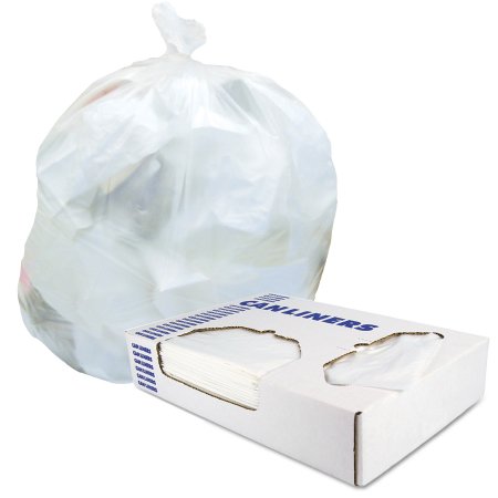 Trash Bag Heritage™ 30 gal. White LLDPE 0.90 mil 30 X 36 Inch Star Seal Bottom Flat Pack