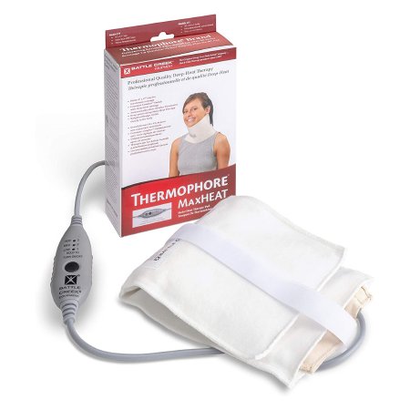Moist Heating Pad Thermophore® MaxHEAT™ Neck / Jaw / Sinus Petite Cotton Blend Cover Reusable