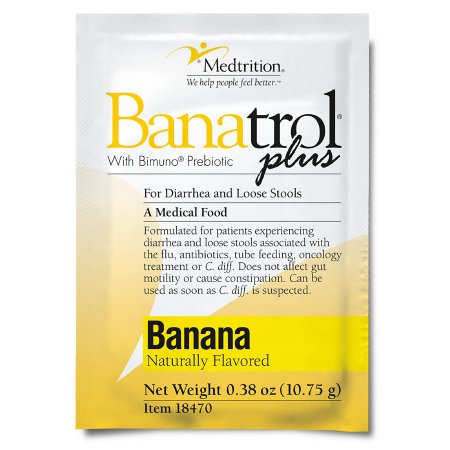 Oral Supplement Banatrol® Plus Banana Flavor Powder 11 Gram Individual Packet