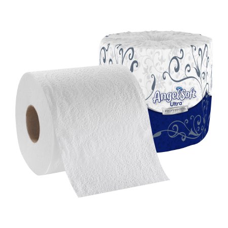 Toilet Tissue Angel Soft Ultra Professional Series® White 2-Ply Standard Size Cored Roll 400 Sheets 4 X 4-1/5 Inch