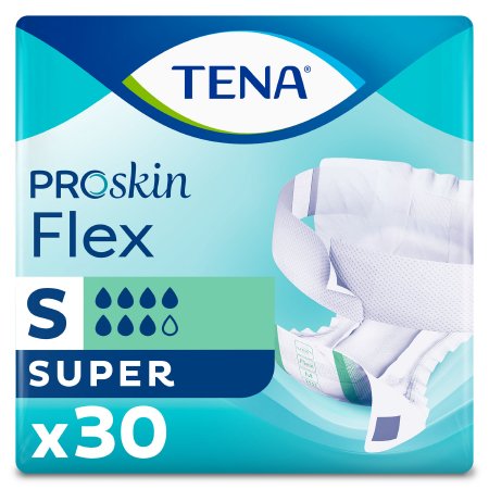Unisex Adult Incontinence Belted Undergarment TENA® ProSkin™ Flex Super Size 8 Disposable Heavy Absorbency