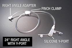 Right Angle Connector with Y-Port Adapter AMT Mini Classic 24 Inch