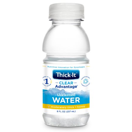 Thickened Water Thick-It® Clear Advantage® 8 oz. Bottle Unflavored Liquid IDDSI Level 3 Moderately Thick/Liquidized