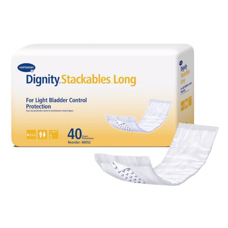 Incontinence Liner Dignity® Stackables® Long 3-1/2 X 15 Inch Light Absorbency Polymer Core One Size Fits Most