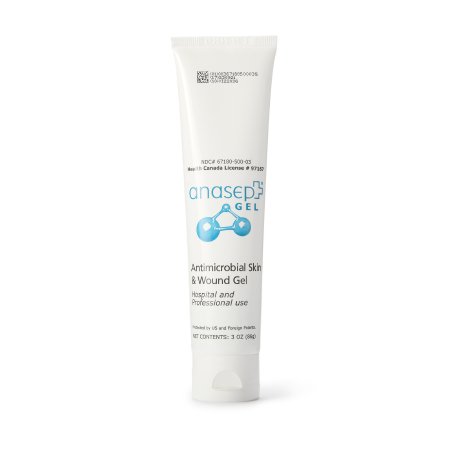 Antimicrobial Hydrogel Anasept® Antimicrobial Skin and Wound Gel 3 oz. Gel / Amorphous NonSterile