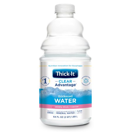 Thickened Water Thick-It® Clear Advantage® 64 oz. Bottle Unflavored Liquid IDDSI Level 2 Mildly Thick