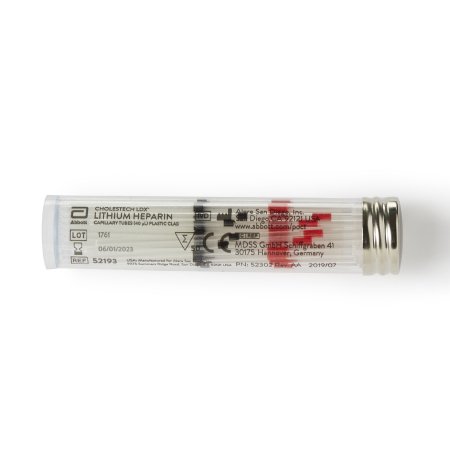 Cholestech LDX® Capillary Blood Collection Tube Heparin Additive 40 µL Without Closure Plastic Tube