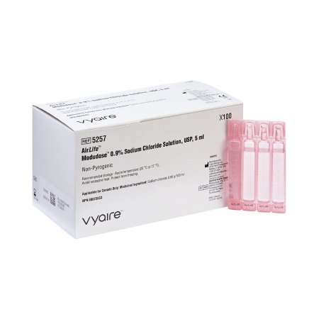 AirLife® Modudose® Respiratory Therapy Solution Sodium Chloride 0.9% Solution Unit Dose Vial 5 mL