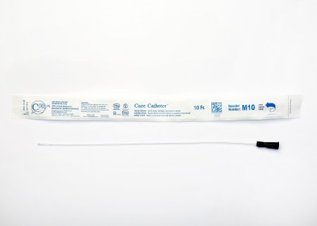 Urethral Catheter Cure Catheter™ Straight Tip Uncoated PVC 10 Fr. 16 Inch