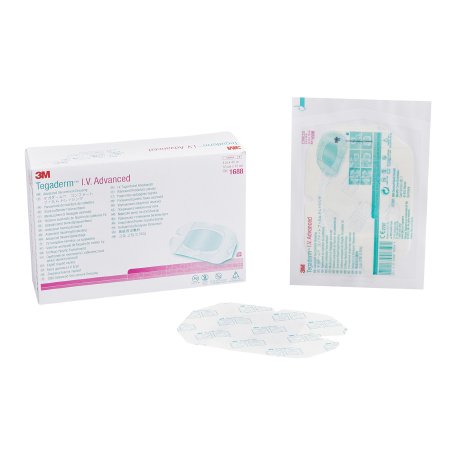 I.V. Dressing 3M™ Tegaderm™ Film 4 X 4-3/4 Inch Sterile