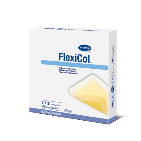 Hydrocolloid Dressing FlexiCol® 2 X 2 Inch Square