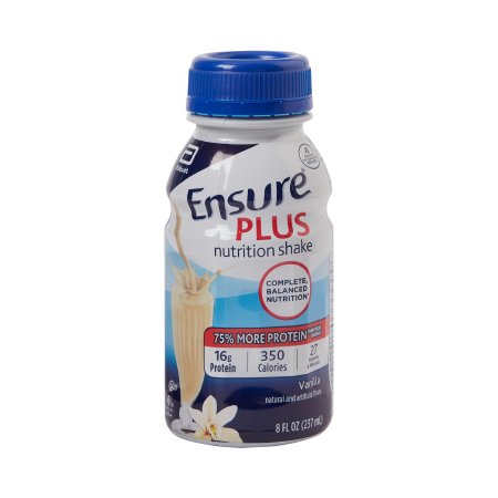 Oral Supplement Ensure® Plus Nutrition Shake Vanilla Flavor Liquid 8 oz. Bottle