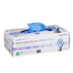 McKesson Exam Glove NonSterile Nitrile Standard Cuff Length Textured Fingertips - Select Size