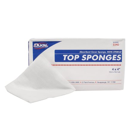 Nonwoven Sponge Dukal™ 4 X 4 Inch 100 per pack NonSterile 8-Ply Square