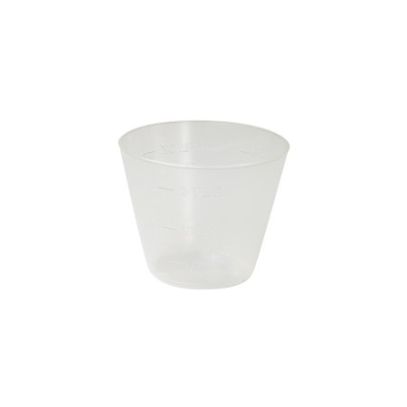 Graduated Medicine Cup Dynarex® 1 oz. Clear Plastic Disposable