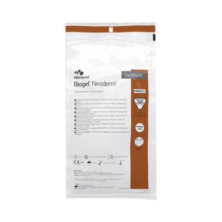 Surgical Glove Biogel® NeoDerm® Size 7 Sterile Polyisoprene Standard Cuff Length Micro-Textured Light Brown Not Chemo Approved