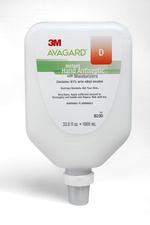 Hand Sanitizer 3M™ Avagard™ D 1,000 mL Ethyl Alcohol Gel Dispenser Refill Bottle