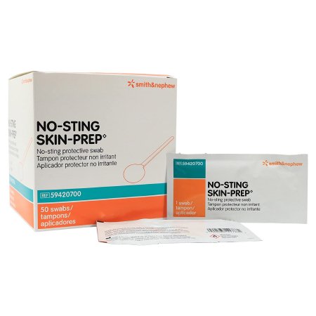 Skin Barrier Applicator No-Sting Skin-Prep 75% / 25% Strength Hexamethyldisiloxane / Acrylate Copolymer Individual Packet Sterile