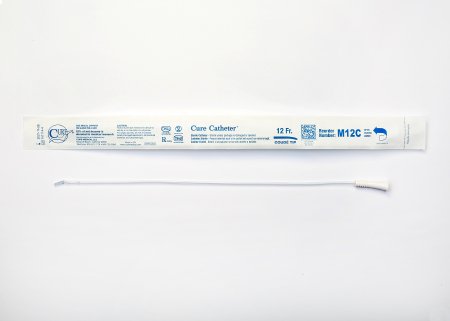 Urethral Catheter Cure Catheter™ Coude Tip Uncoated PVC 12 Fr. 16 Inch