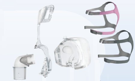 CPAP Mask Component CPAP Mask Kit Mirage FX for Her Nasal Style Standard Cushion Adult