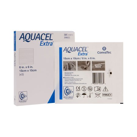 Hydrofiber Dressing Aquacel® Extra™ 6 X 6 Inch Square
