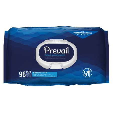 Personal Wipe Prevail® Soft Pack Aloe / Vitamin E / Chamomile Scented 96 Count