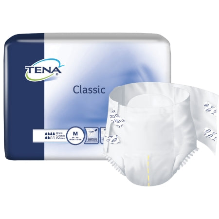 Unisex Adult Incontinence Brief TENA® Classic Medium Disposable Moderate Absorbency