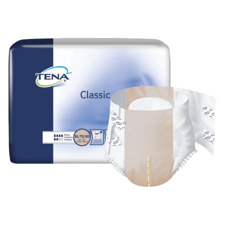 Unisex Adult Incontinence Brief TENA® Classic X-Large Disposable Moderate Absorbency