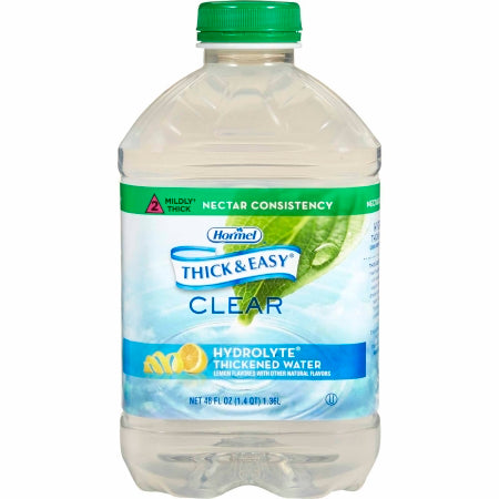 Thickened Water Thick & Easy® Hydrolyte® 46 oz. Bottle Lemon Flavor Liquid IDDSI Level 2 Mildly Thick