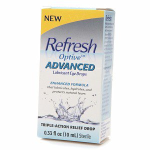 Eye Lubricant Refresh® Optive™ Advanced 0.34 oz. Eye Drops