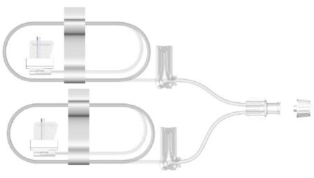 Subcutaneous Infusion Set Sub-Q 24 Gauge X 2 9 mm 36 Inch Tubing Without Port