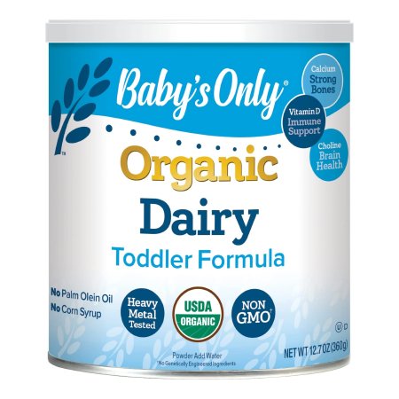 Pediatric Oral Supplement Baby's Only® Organic 360 Gram Can Powder Organic