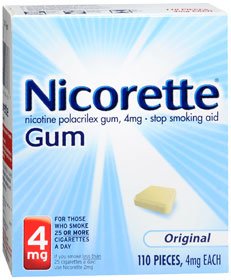 Stop Smoking Aid Nicorette® 4 mg Strength Gum