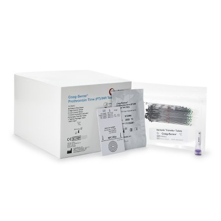 Coagulation Test Kit Coag-Sense® Professional Prothrombin Time Test (PT/INR) 50 Tests CLIA Waived