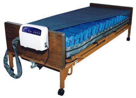 Bed Mattress System Med-Aire® Plus Alternating Pressure / Low Air Loss 36 X 80 X 8 Inch