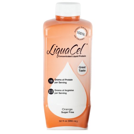 Oral Supplement LiquaCel® Orange Flavor Liquid 32 oz. Bottle