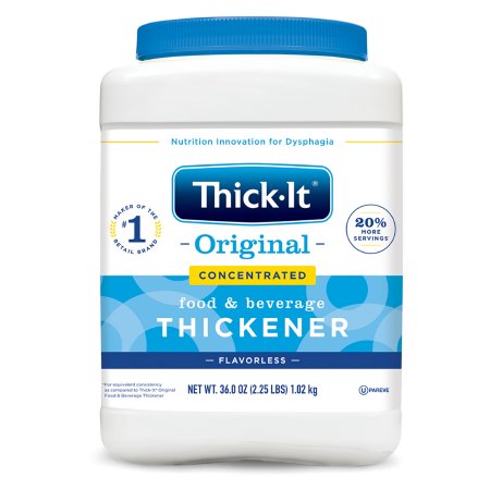 Food and Beverage Thickener Thick-It® Original Concentrated 36 oz. Canister Unflavored Powder IDDSI Level 0 Thin