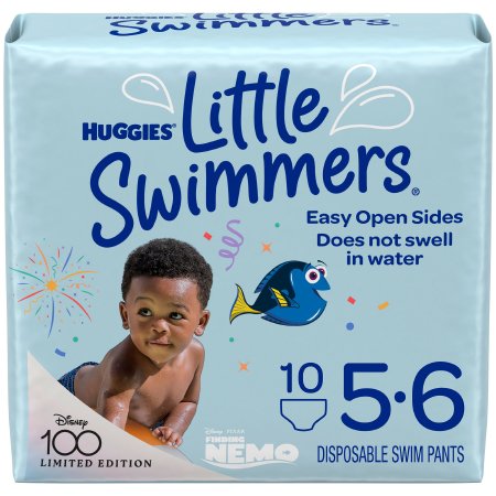 Unisex Baby Swim Diaper Huggies® Little Swimmers® Large Disposable Heavy Absorbency