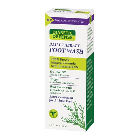 Foot Wash Diabetic Defense® Liquid 5 oz. Bottle Scented