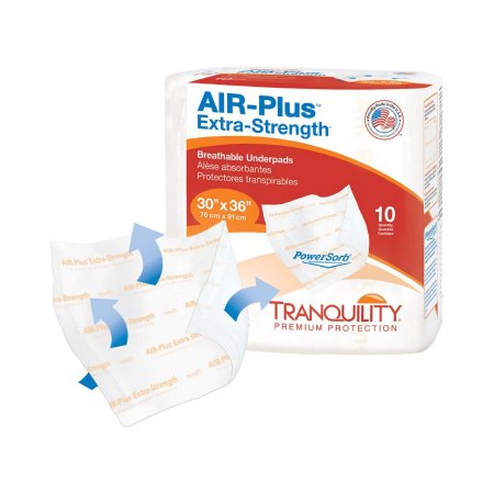 Tranquility AIR-Plus Extra-Strength Breathable Underpads 30 X 36 Inch