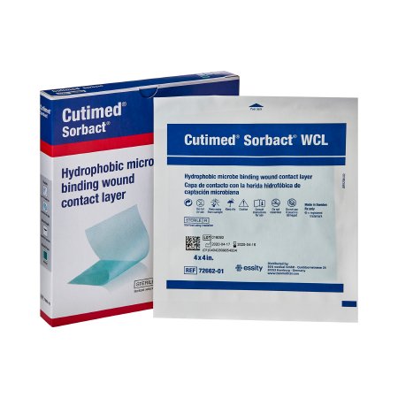 Antimicrobial Wound Contact Layer Dressing Cutimed® Sorbact® WCL Square Sterile