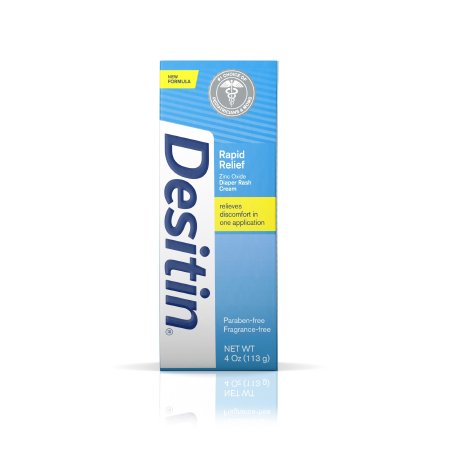 Diaper Rash Treatment Desitin® Rapid Relief 4 oz. Tube Scented Cream