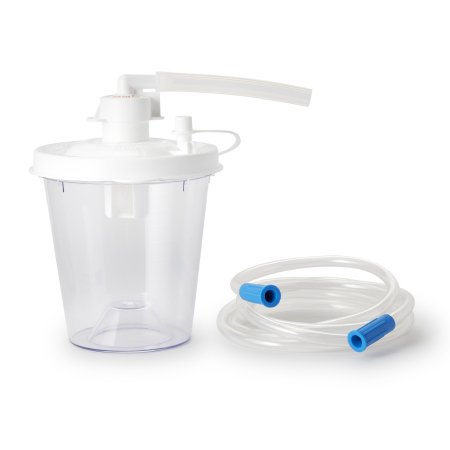 Suction Canister Vacu-Aide® QSU 800 mL Float Valve Shut-Off Lid