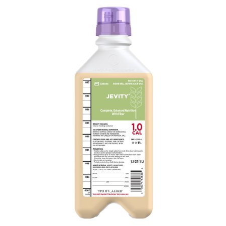 Tube Feeding Formula Jevity® 1.0 Cal with Fiber Unflavored Liquid 33.8 oz. Bottle