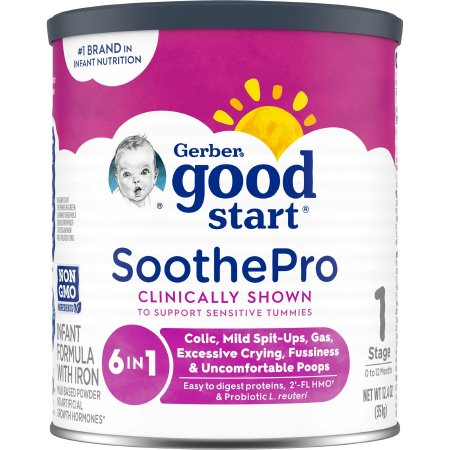 Infant Formula Gerber® Good Start® SoothePro 12.4 oz. Can Powder Fussiness / Gas / Crying