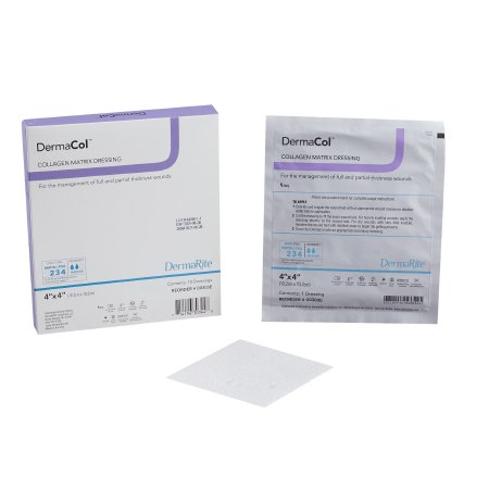 Collagen Dressing DermaCol™ 4 X 4 Inch Square