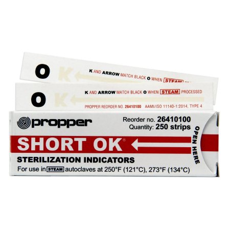 OK® Sterilization Chemical Indicator Strip Steam 4 Inch