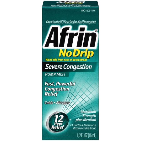 Sinus Relief Afrin® No Drip Severe Congestion 0.05% Strength Nasal Spray 15 mL