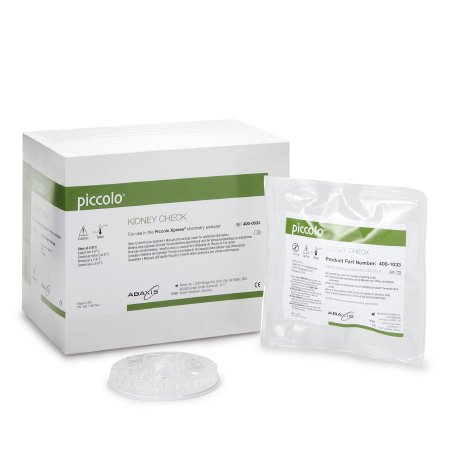 General Chemistry Reagent Piccolo® Kidney Check Panel Renal Creatinine / Blood Urea Nitrogen (BUN) For Piccolo Xpress Chemistry Analyzer 10 Disc / Box