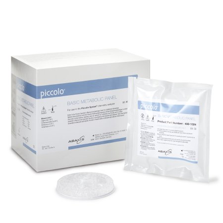 General Chemistry Reagent Piccolo® Metabolic Assay BUN, Ca, Cl-, CRE, Glu, K+, Na+, tCO2 For Piccolo Blood Chemistry Analyzer / Piccolo Xpress Chemistry Analyzer 10 Disc / Box